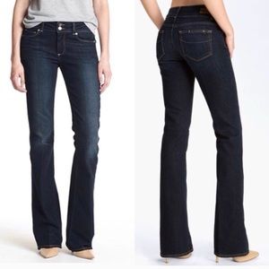 PAIGE Bootcut Jeans Dark Wash